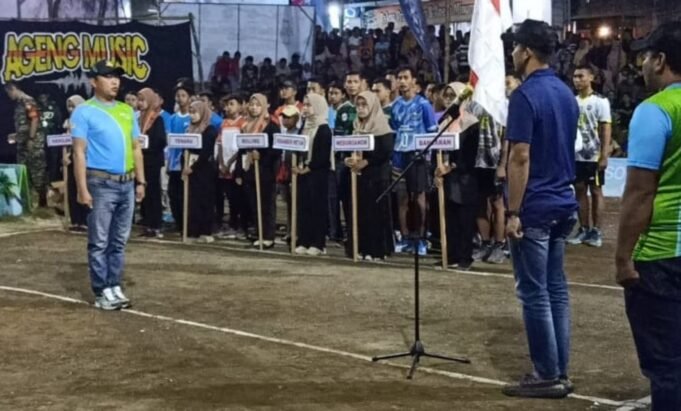 Turnamen Lomba Bola Volley, Resmi di Buka Wakapolres Gresik Piala Kapolsek Driyorejo Cup 2023
