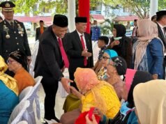 HUT RI Ke 78, Pemkab Konawe Beri Bantuan Jaminan Berobat Gratis Kepada LVRI Konawe