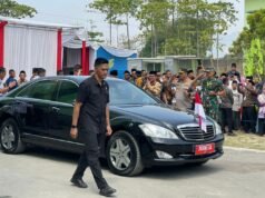Bersama TNI – POLRI Polresta Cirebon Amankan Kunjungan Wakil Presiden RI di Cirebon