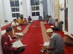 Lembaga Dakwah Darul As’adiyah Mamuju Lakukan Program Yasinan Bersama Jama’ah Masjid Nuruttaqwa