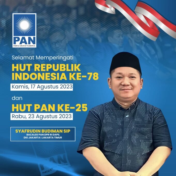 Mewakili Pelaku UMKM, Pedagang dan Koperasi, Syafrudin Budiman Maju Caleg PAN DPR RI Dapil DKI Jakarta I