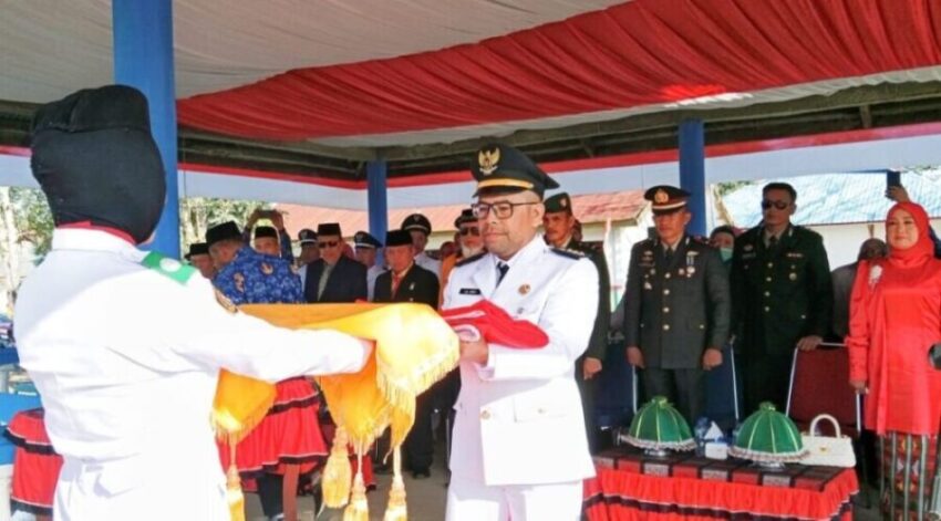 Upacara Bendera Hut Ri Ke 78 Tingkat Kecamatan Lambuya Berlangsung