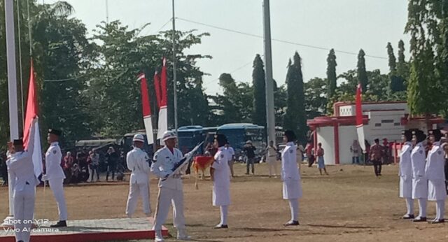 Upacara Bendera Sambut HUT RI Ke 78 Tingkat Kabupaten Indramayu ...