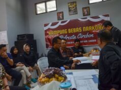 Polresta Cirebon Sambut Tim Penilai Kampung Bebas Narkoba dari Ditresnarkoba Polda Jabar