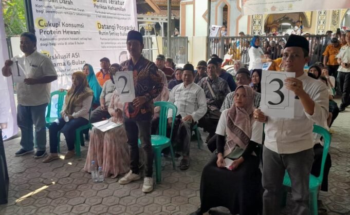 Pengambilan Nomor Urut Calon Kuwu Desa Lungbenda Berjalan Aman dan Lancar