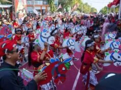 Hasil Bumi Kota Mangga Dipamerkan pada Karnaval Ketahanan Pangan dan Seni Budaya
