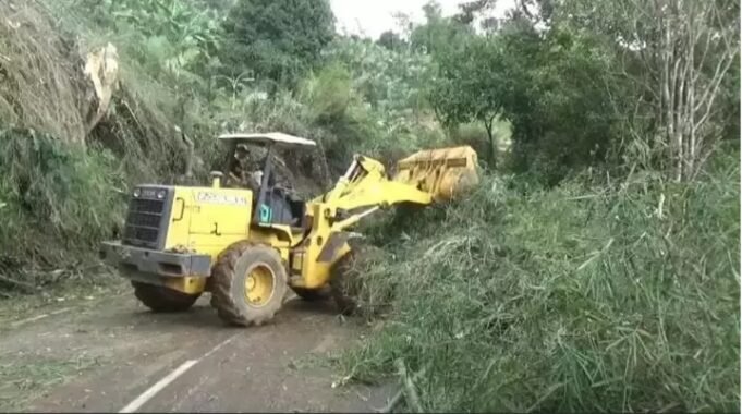 BPBD Purwakarta Kerahkan Alat Berat, Jalur Provinsi ini Terjadi Musibah Longsor Tiga Titik