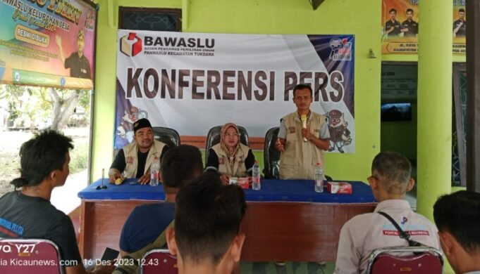 Panwascam Tukdana Lakukan Persiapan Pengawasan Pendistribusian Logistik Pemilu 2024