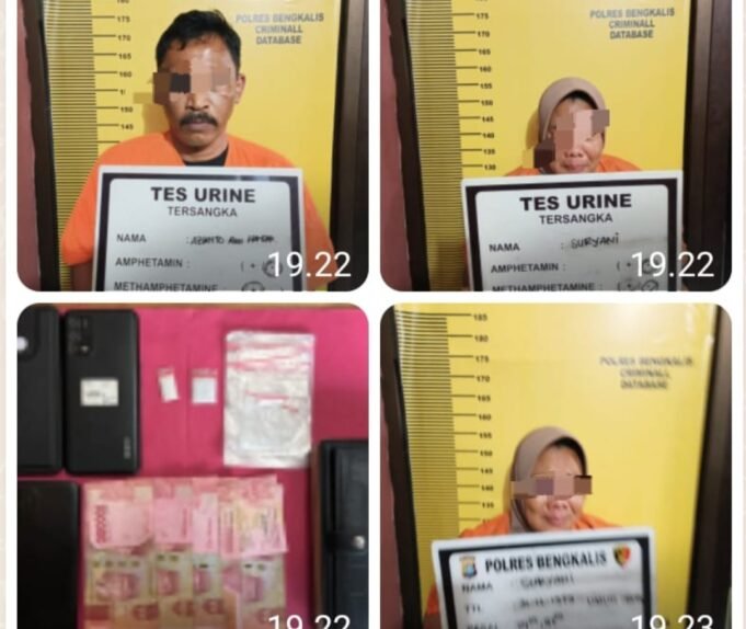 Pasutri Digerebek Polisi di Bantan