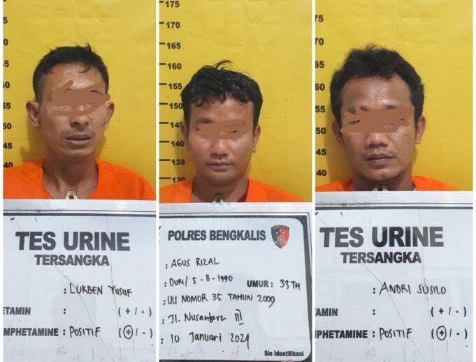 Polisi Amankan 3 Orang Pria Terkait Kasus Narkoba di Duri