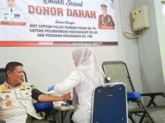 Anggota Sat Pol PP dan Damkar Antusias Ikuti Donor Darah