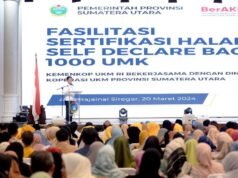 Kolaborasi Dengan Kementerian Koperasi, Pemprov Sumut Fasilitasi 1.000 Sertifikat Halal Gratis Untuk UMKM