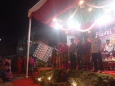 Camat Mandau Lepas Pawai Takbir Hari Raya Idul Fitri 1 Syawal 1445 H
