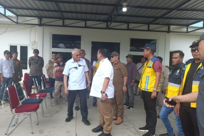 Cek Kesiapan Kedatangan RI 1, Pj Gubernur Sultra dan Pj Bupati Konawe Lakukan Peninjauan di Bendungan Ameroro