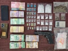 Kapolres Bengkalis Ekspos Dua Tersangka Kasus Narkoba Serta Pemilik 2 Pucuk Senjata Air Shofgun