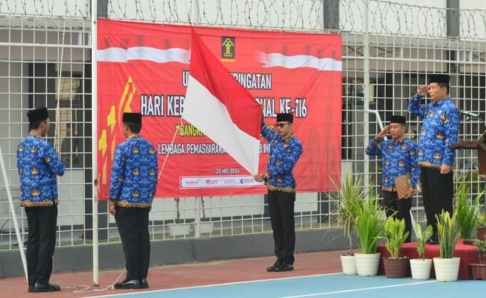 Lapas Indramayu Gelar Upacara Peringati Hari Kebangkitan Nasional ke 116