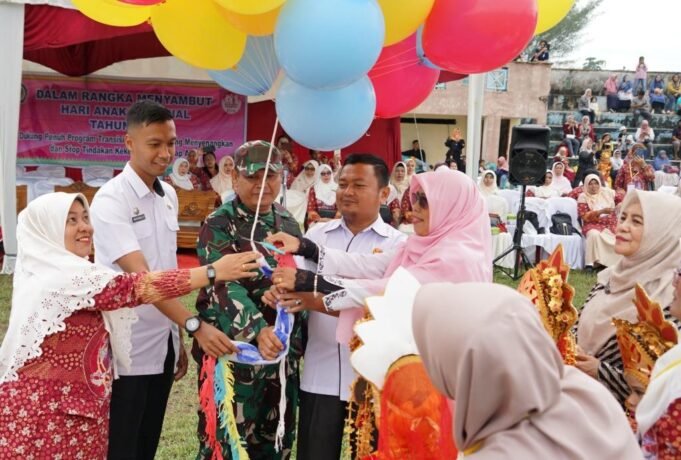 Peringatan Hari Anak Nasional oleh IGTKI di Kecamatan Mandau