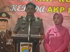 Haru Suasana Pisah Sambut Kapolsek Bintan Timur
