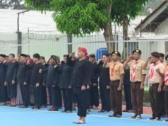 Lapas Indramayu Laksanakan Upacara Peringatan Hari Lahir Pancasila