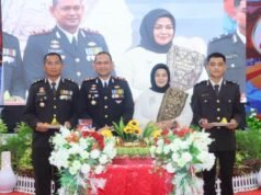 Gelar Syukuran Hari Bhayangkara Ke 78, Polres Lhokseumawe Potong Tumpeng dan Berikan Penghargaan Kepada Personil