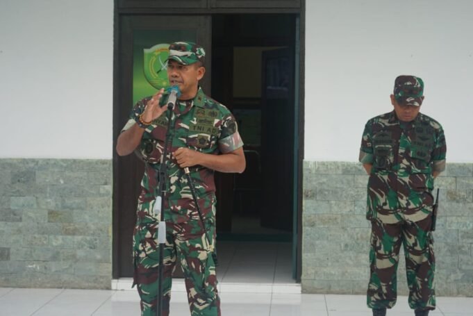 Dandim 0103/Aceh Utara Pimpin Apel Personel BKO Satbanpur Pengamanan Pilkada Tahun 2024