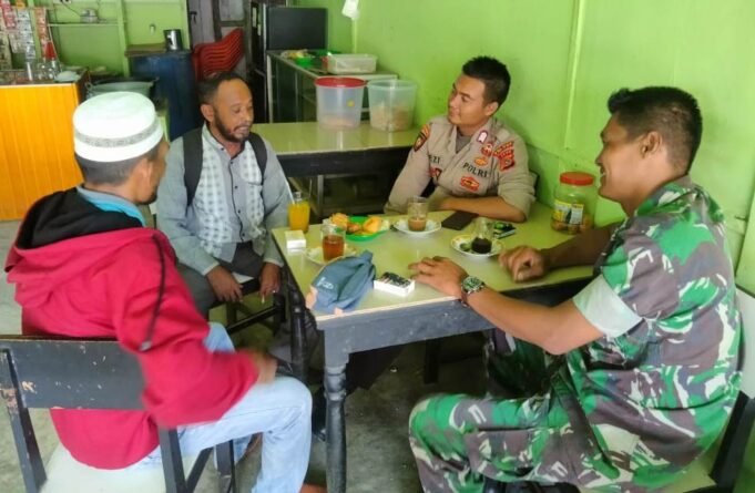 Perkuat Sinergitas, Babinsa Bersama Bhabinkamtibmas Komsos Dengan Warga Binaan
