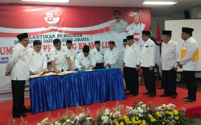 DPP Pejuang Bravo Lima Resmi Lantik Ketua Dewan Penasehat Bactiar Ravenala Ujung dan Ketua DPD PBL DK Jakarta I Wayan Warka