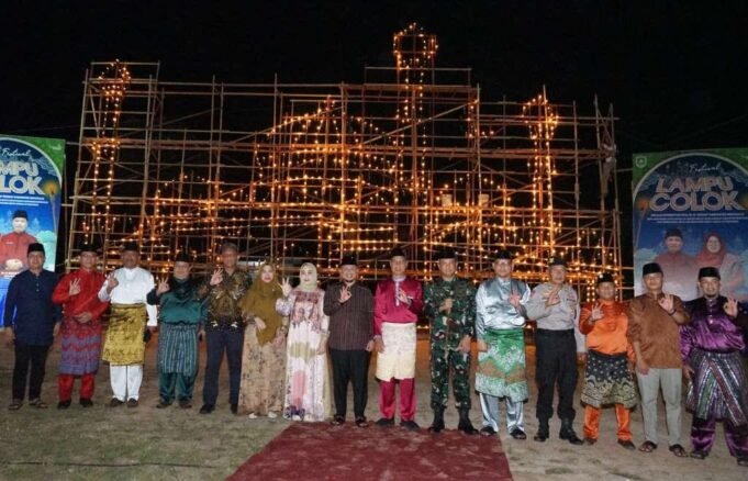 Festival Lampu Colok di Kecamatan Mandau Tahun 2024