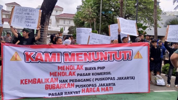 Tolak Pembayaran Kios, FP3J Gelar Aksi Unras