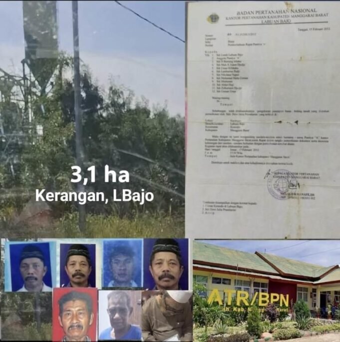 Mafia Tanah Menggila di Labuan Bajo, Santosa Kadiman Pemilik htl St. Regist Diduga Mendzolimi 7 Warga Pemilik Tanah 3.1 Ha