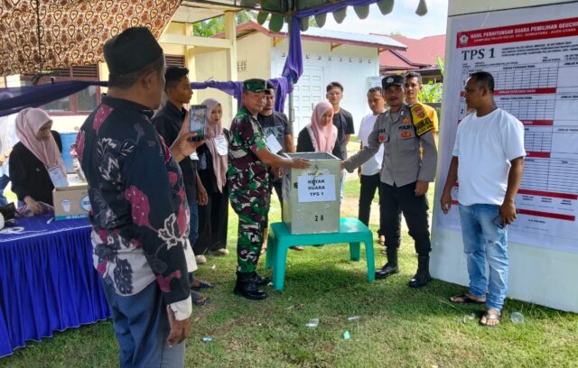 Polsek Dewantara Amankan Pemilihan Geuchik Paloh Igeuh, Berlangsung Aman dan Kondusif