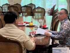 Presiden Prabowo Bahas Situasi Nasional bersama Wakil Ketua DPR Sufmi Dasco di Widya Chandra