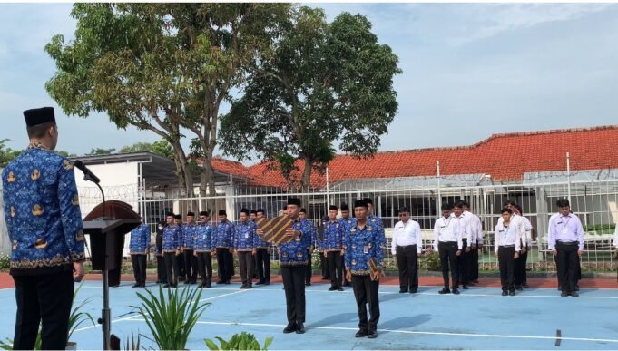 Upacara HUT Ke 54 Korpri di Lapas Indramayu Berlangsung Khidmat dan Tertib