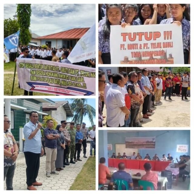 Izin Dicabut Presiden, AMAL Nias Selatan dan GMKI Desak PT Gruti & PT Teluk Nauli Angkat Kaki