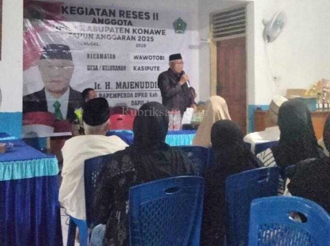 Reses di Wawotobi, H. Majenuddin Serap Aspirasi Sanitasi dan Drainase Warga Lalosabila-Kasupute