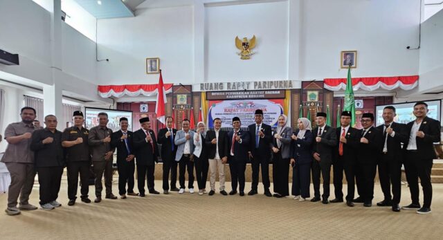 DPRD Konawe Gelar Rapat Paripurna Pengesahan Bupati dan Wakil Bupati Terpilih 2025-2030