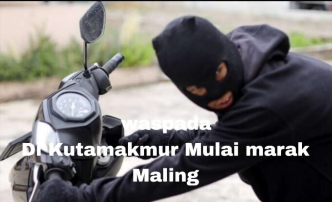 Warga Kutamakmur Diminta Waspada, Aksi Pencurian Kian Marak
