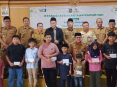 Baznas Cilegon Salurkan Bantuan Uang Tunai untuk Anak Yatim dan Dhuafa