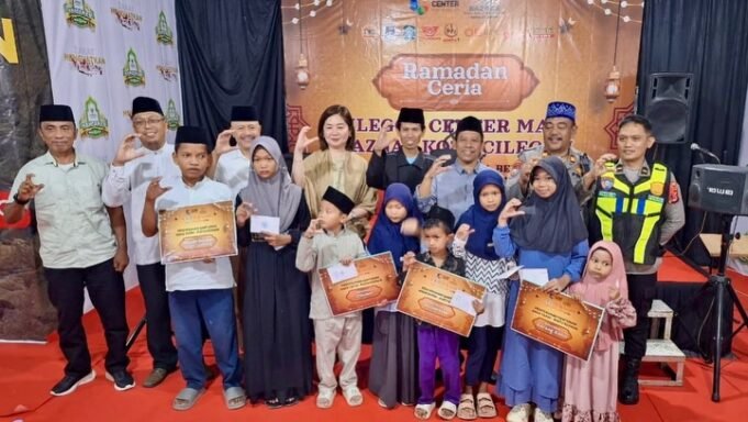 Ramadhan Ceria di CCM, 100 Anak Yatim Cilegon Terima Santunan BAZNAS