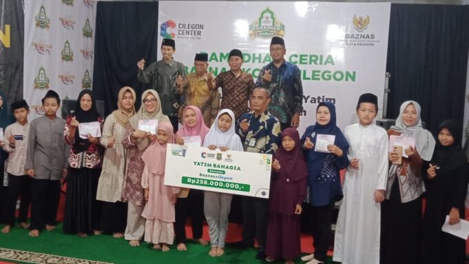 Ramadhan Penuh Berkah, BAZNAS Cilegon Santuni Anak Yatim di Sejumlah Kecamatan