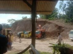 Aktivitas Galian Nahtu Diduga Ilegal di Gunung Benggoi Kembali Marak