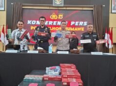 Polres Lhokseumawe Bongkar Peredaran Rokok Ilegal Tanpa Cukai dan Peringatan Kesehatan