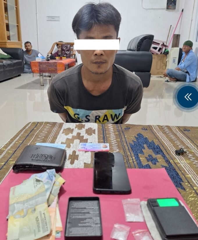 DPO Sabu Dibekuk di Jalan Damai Gajah Sakti, Polsek Mandau Amankan 3 Paket Narkotika