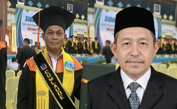 Kepala Biro UIN Sultanah Nahrasiyah Lhokseumawe Ucapkan Selamat atas Wisuda H. Mashudi, S.H., M.Sos