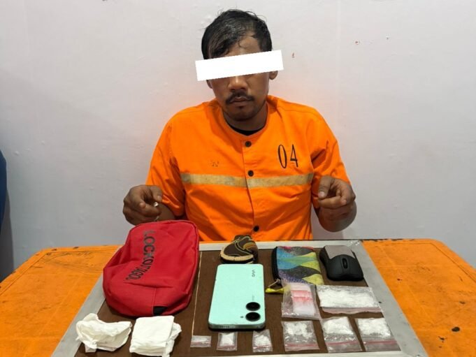 Polres Bengkalis Tangkap Mahasiswa di Mandau, 15,87 Gram Sabu Disita