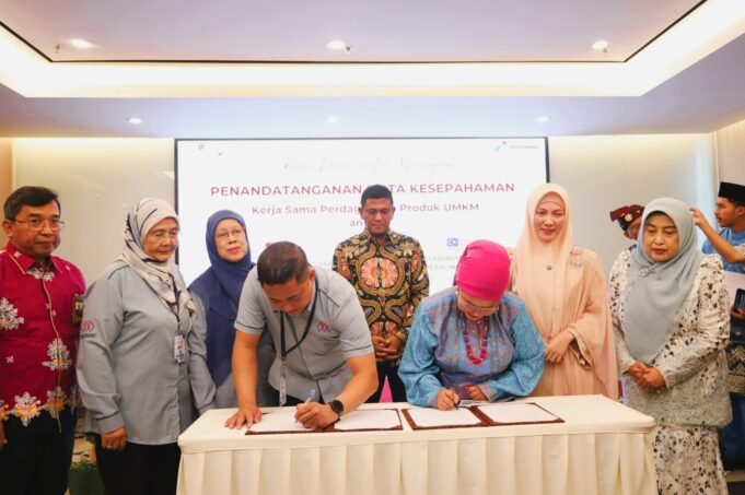 Produk UMKM Riau Tembus Malaysia, Pucuk Rebung Jaya Teken MoU dengan Koperasi Petaling Berhad
