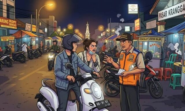 Di Kota Lhokseumawe, banyak warung kopi (warkop) yang menerapkan sistem parkir berbayar