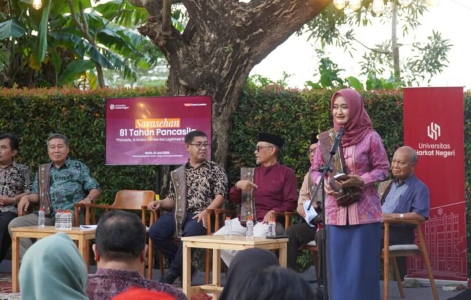 Jadi Narsum Sarasehan 81 Tahun Pancasila, Wawalkot Refleksikan Pancasila Dalam Prespektif Pemerintah