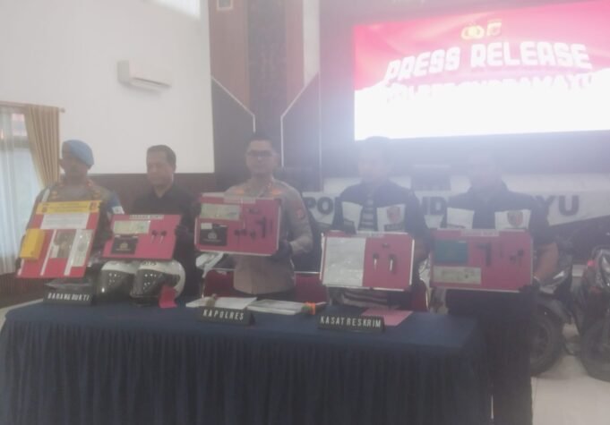 Polres Indramayu Ungkap Kasus Curanmor, Sembilan Tersangka Ditangkap dalam Operasi Jaran 2026