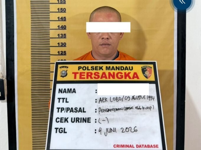 Polsek Mandau Tangkap Pria Penganiaya Pacar di Air Kulim, Diamankan 20 Jam Setelah Laporan